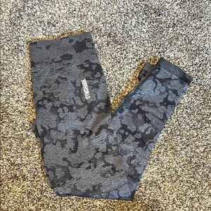 Gymshark Charcoal Camo Leggings